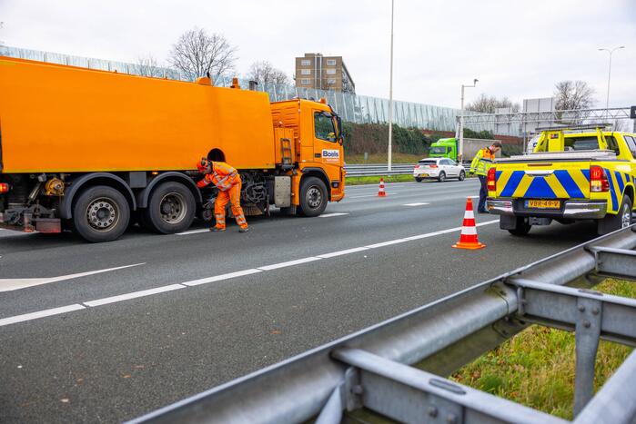 Lange files vanwege aanrijding op snelweg