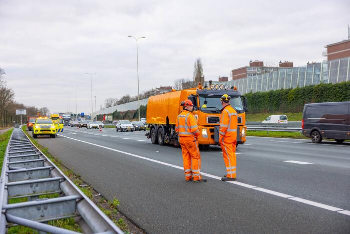 Lange files vanwege aanrijding op snelweg
