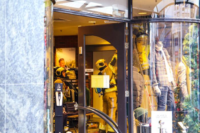 Brand in winkelpand van kledingzaak Jac Hensen