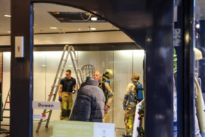 Brand in winkelpand van kledingzaak Jac Hensen