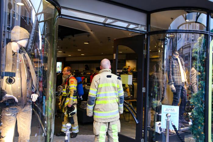 Brand in winkelpand van kledingzaak Jac Hensen