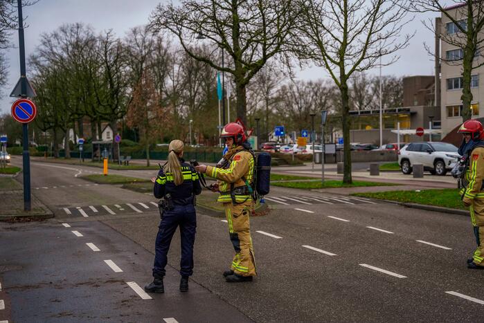 Gasleiding geraakt bij graafwerkzaamheden