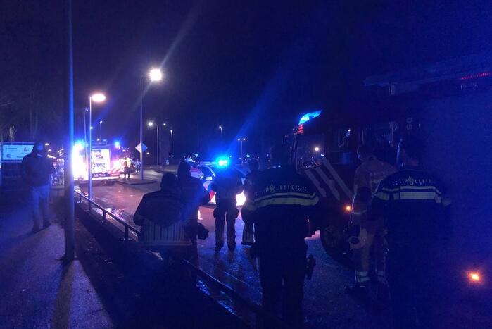 Brand in schoorsteen van woning