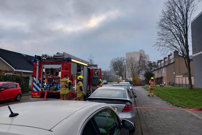 Vuurwerk veroorzaakt brand in container