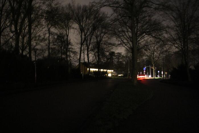 Donkere straten door stroomuitval