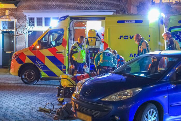 Kind geschept door personenauto