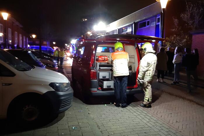 Forse rookontwikkeling bij uitslaande brand