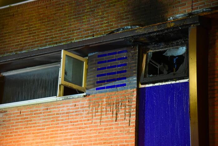 Forse rookontwikkeling bij uitslaande brand