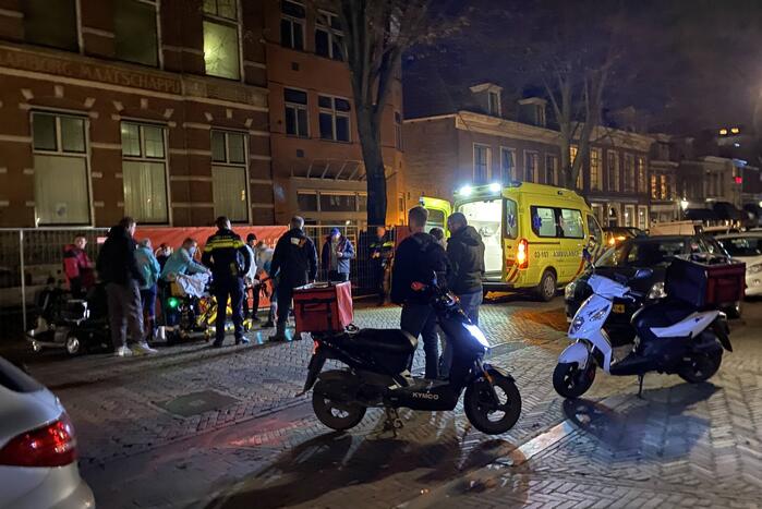 Ongeval tussen scooter en scootmobiel