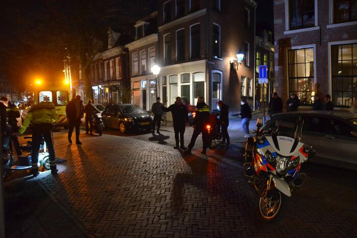 Ongeval tussen scooter en scootmobiel