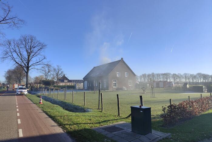 Veel rook bij brand in leegstaand pand