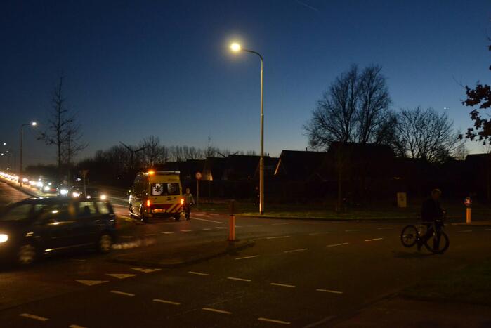 Verkeershinder door ongeval met fietser