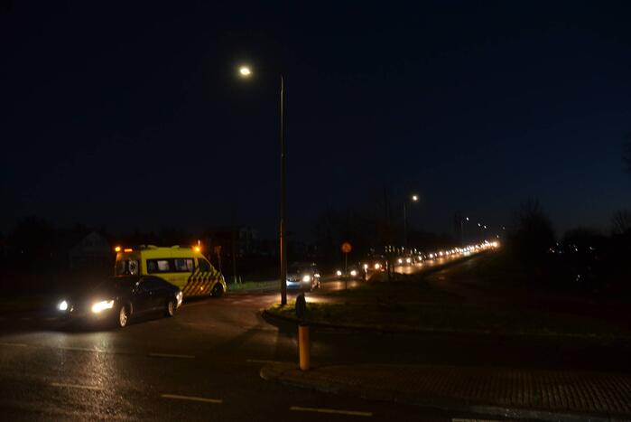 Verkeershinder door ongeval met fietser