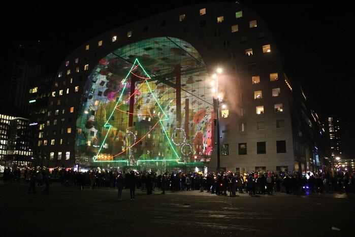 Lichtjestocht door het centrum