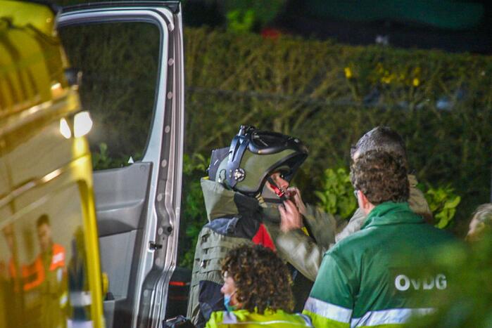 Explosieven opruimingsdienst ingezet voor incident bij woning