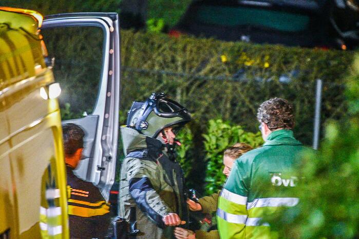 Explosieven opruimingsdienst ingezet voor incident bij woning