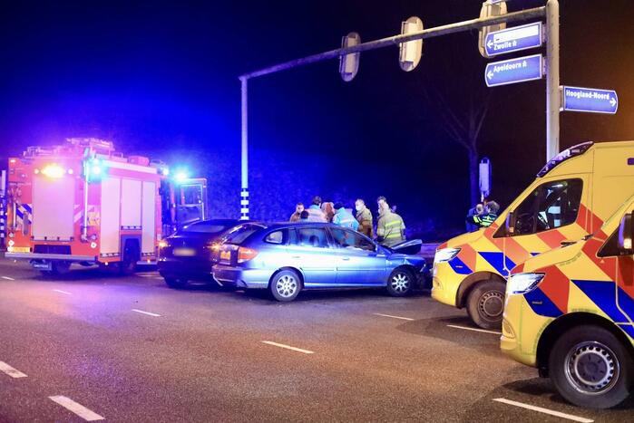 Gewonden bij aanrijding op kruising