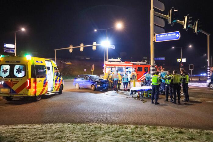 Gewonden bij aanrijding op kruising