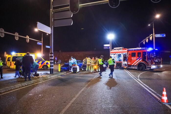 Gewonden bij aanrijding op kruising