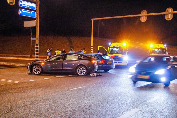 Gewonden bij aanrijding op kruising