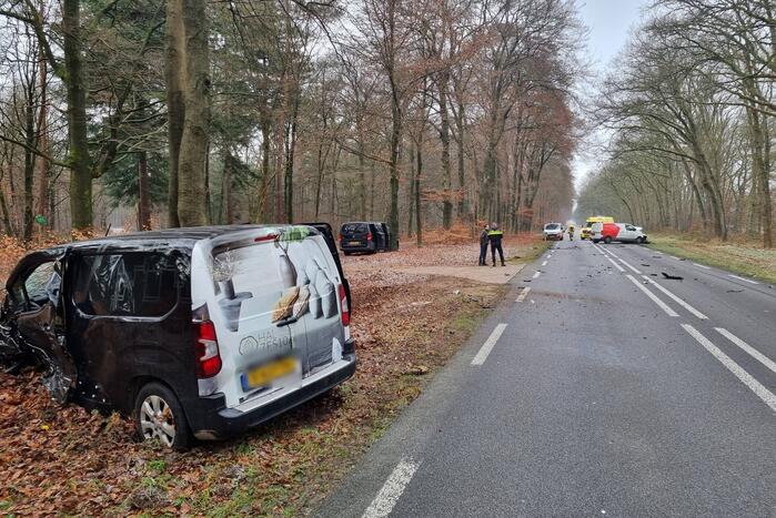 Enorme schade bij aanrijding