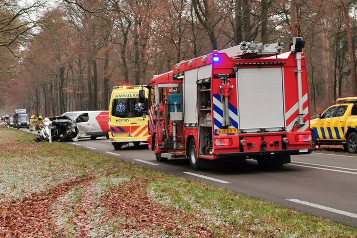 Enorme schade bij aanrijding