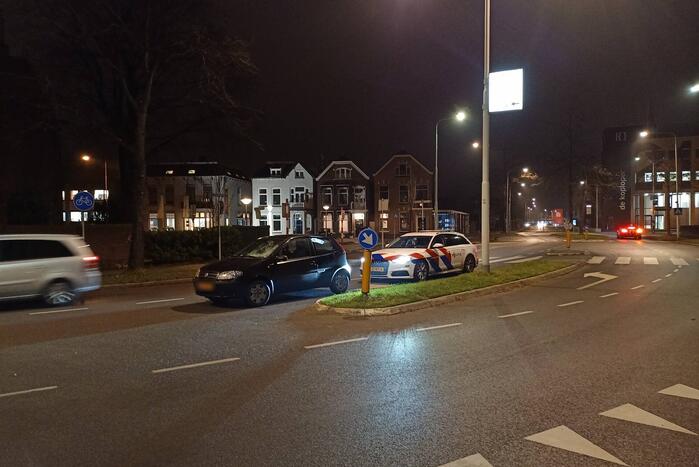 Auto beschadigd na ongeval