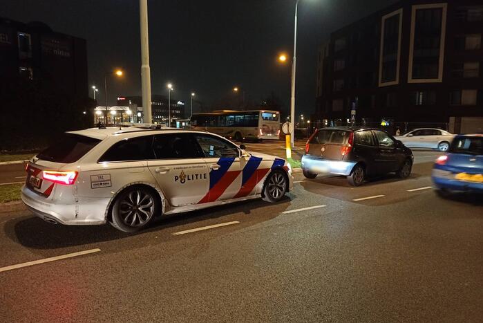 Auto beschadigd na ongeval