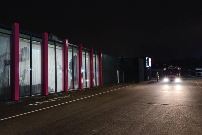 Winkelpand vol mist door inbraakalarm