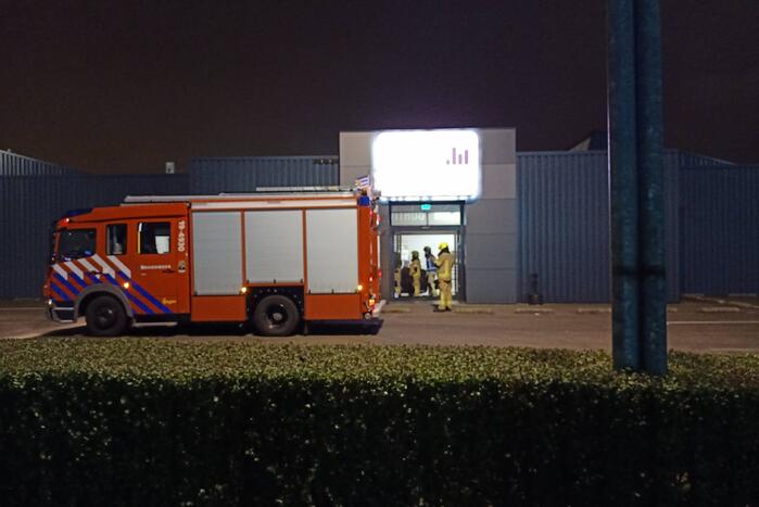 Winkelpand vol mist door inbraakalarm