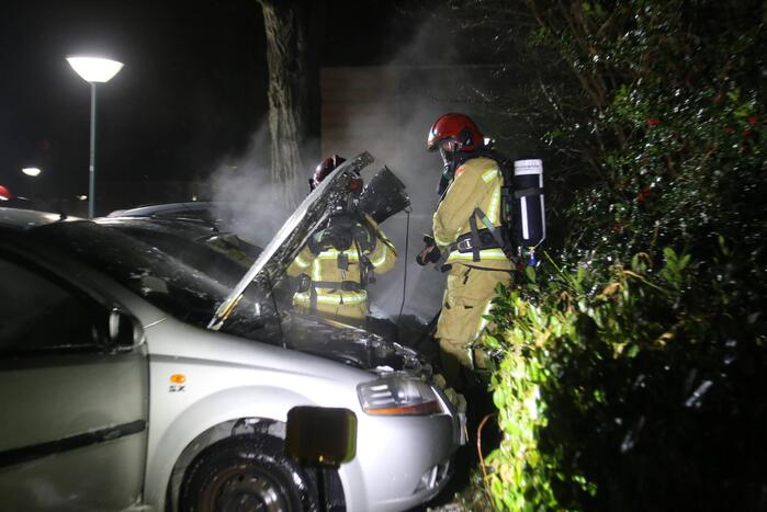 Meerdere auto's verwoest door brand