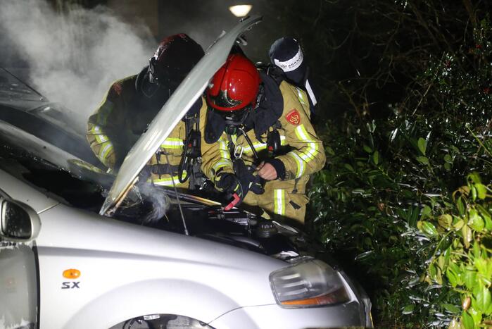 Meerdere auto's verwoest door brand