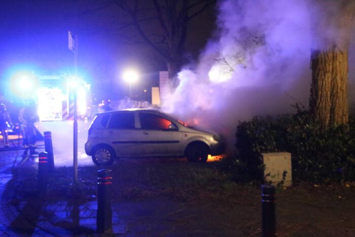 Meerdere auto's verwoest door brand