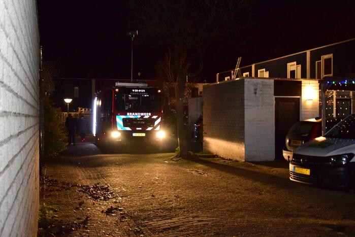 Rookontwikkeling van palletkachel zorgt voor paniek