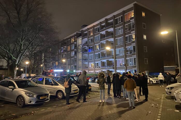 Kind gewond bij grote brand in flat