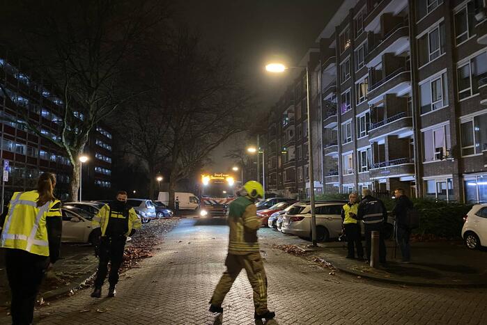 Kind gewond bij grote brand in flat