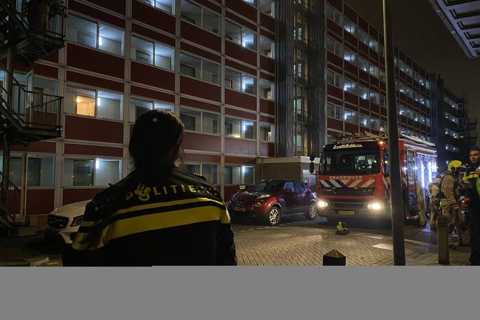 Kind gewond bij grote brand in flat