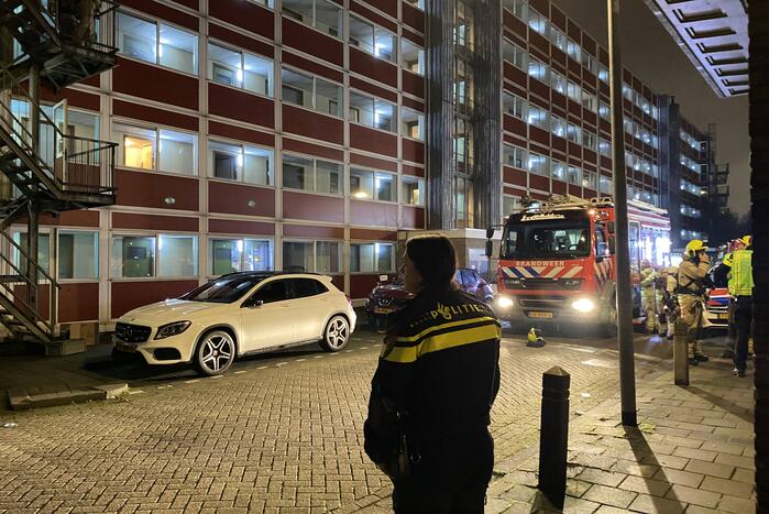 Kind gewond bij grote brand in flat