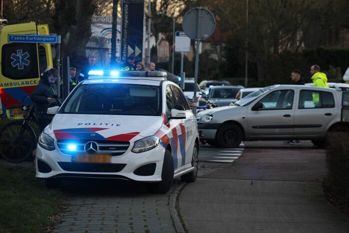 Fietser gewond door ongeval op kruising met personenauto