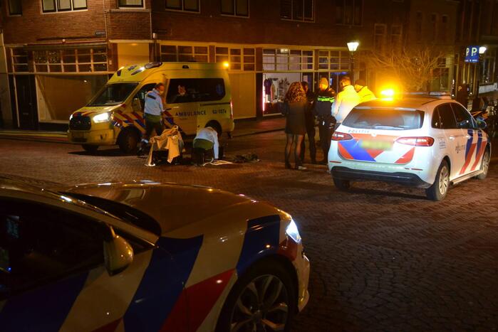 Scooterrijdster gewond na ongeval