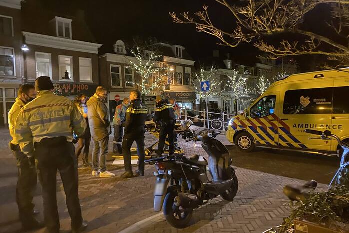 Scooterrijdster gewond na ongeval