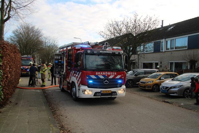 Brand in schoorsteen