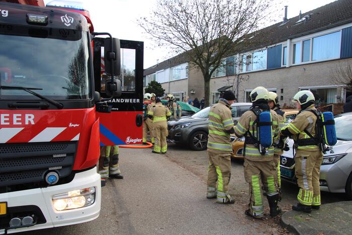 Brand in schoorsteen