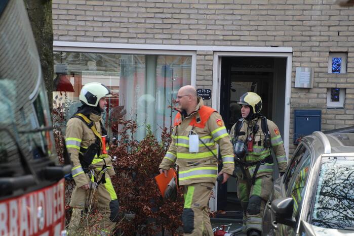 Brand in schoorsteen