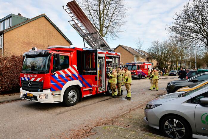 Brand in schoorsteen