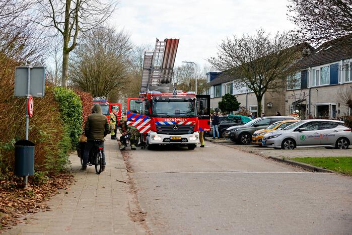 Brand in schoorsteen