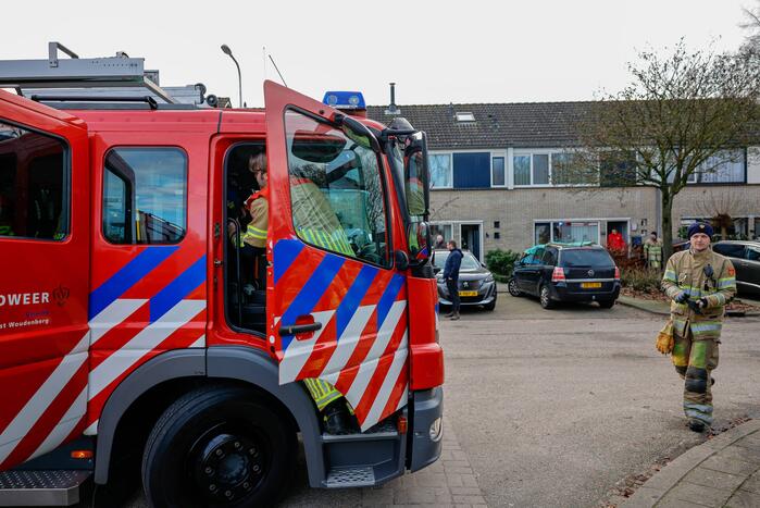 Brand in schoorsteen