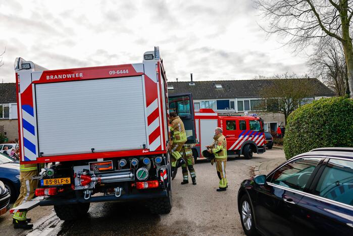 Brand in schoorsteen