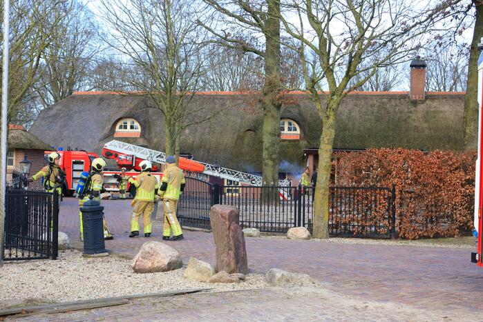 Voorbijgangers zien vonkenregen uit schoorsteen