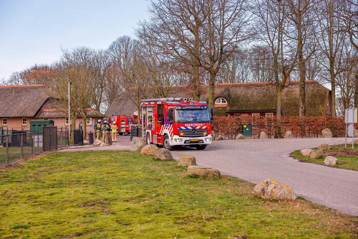 Voorbijgangers zien vonkenregen uit schoorsteen